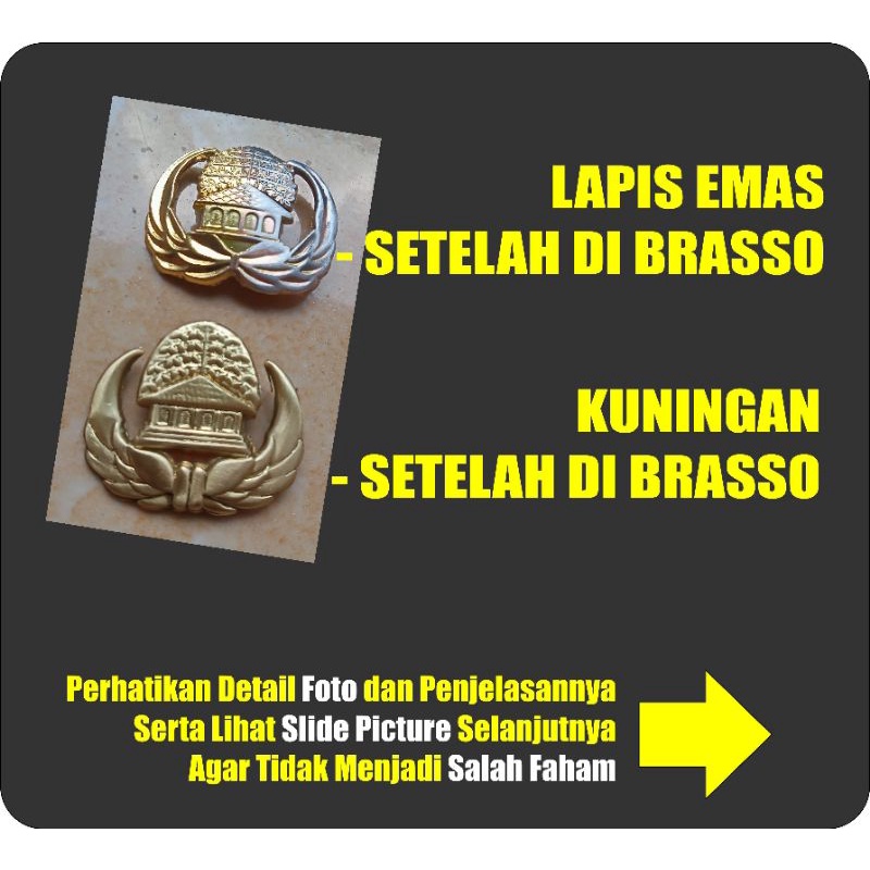 Penjelasan PIN KORPRI Bahan Kuningan Asli VS PIN KORPRI Bahan Lapis Emas