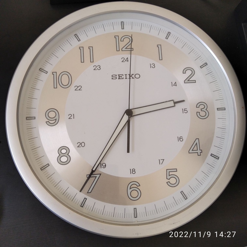 Jam Dinding Seiko Asli Sweep Bekas Kualitas Nomor Satu Harga Murah