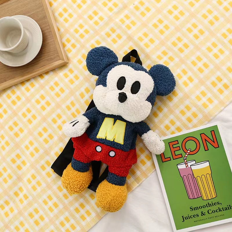 cod★ready★ Tas Ransel Fashion Motif Kartun Karakter Hewan Mickey Anak &amp; Dewasa globallagilaku