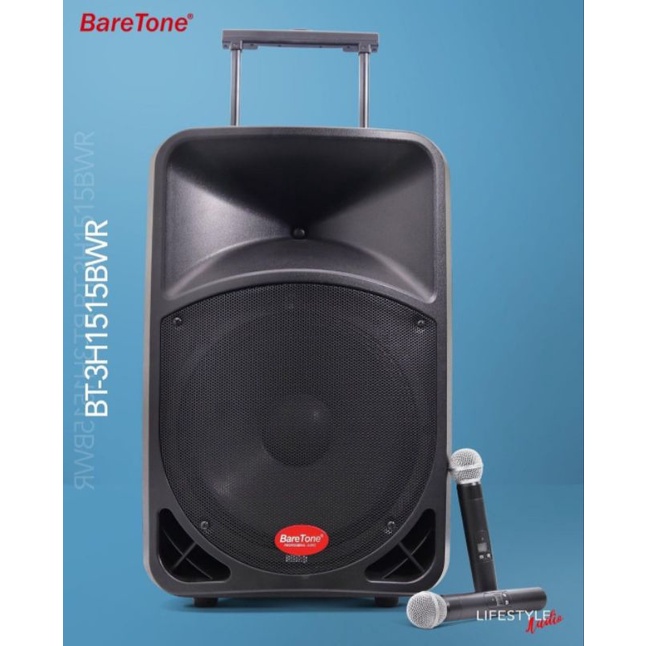 Portable Speaker BARETONE BT3H1515BWR | BARETONE BT-3H1515BWR