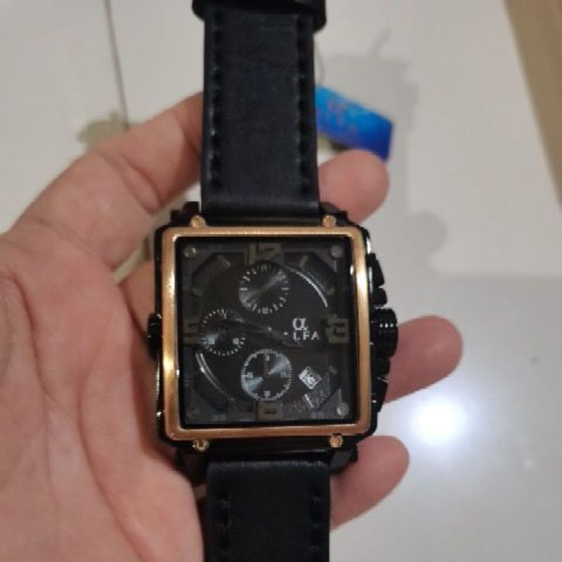 ALFA 33017 CRONOGRAPH JAM TANGAN PRIA ORIGINAL