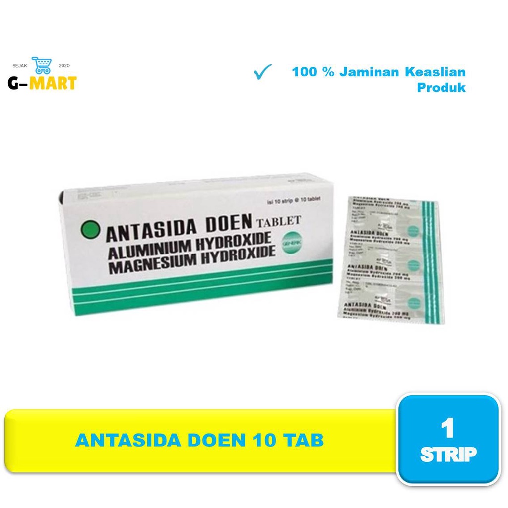 Jual Antasida Doen 10 TAB [ STRIP ] | Shopee Indonesia