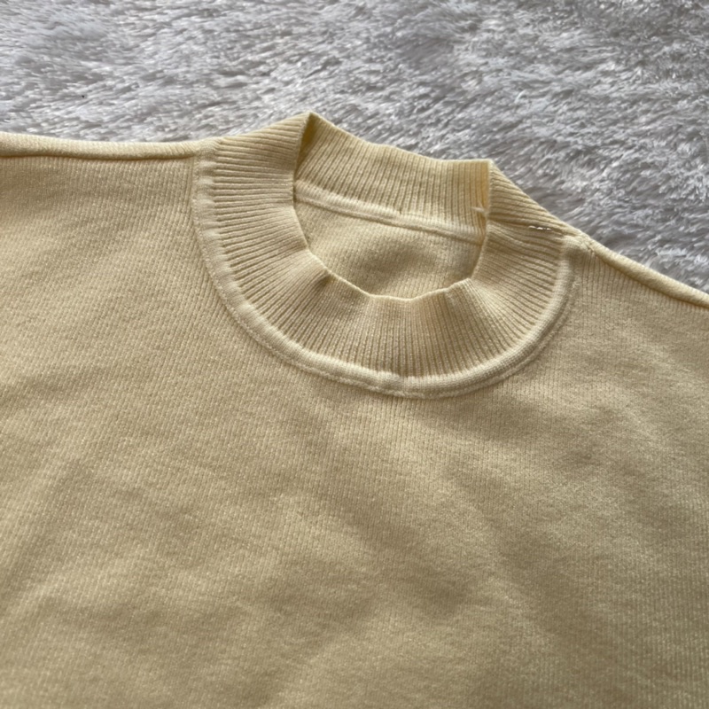 TURTLE NECK TANKTOP RAJUT / TANKTOP RAJUT IMPORT / SLEEVESS
