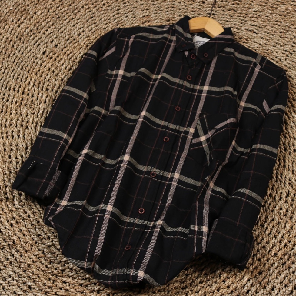 NEW PRODUCT PREMIUM - KEMEJA FLANEL PRIA LENGAN PANJANG PREMIUM QUALITY HEM FLANNEL SHIRT JACK BROWN