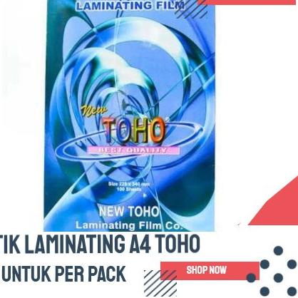 

Plastik Laminating a4 TOHO 100 MIKRON
