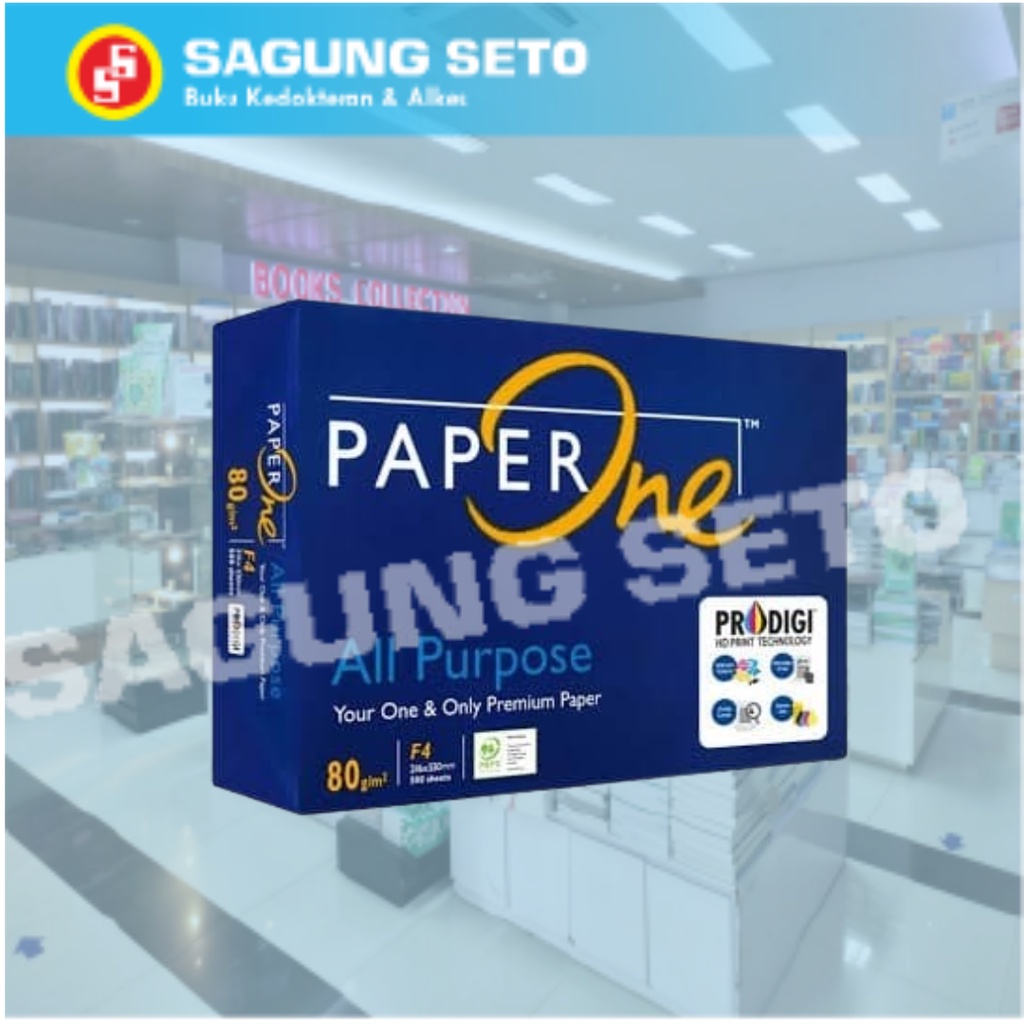 

KERTAS HVS PAPER ONE F4 80GR