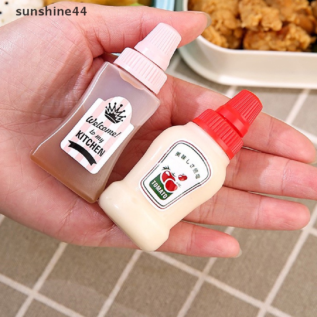 Sunshine Botol Saus Tomat / Kecap / Salad / Bento Mini Portable Untuk Dapur