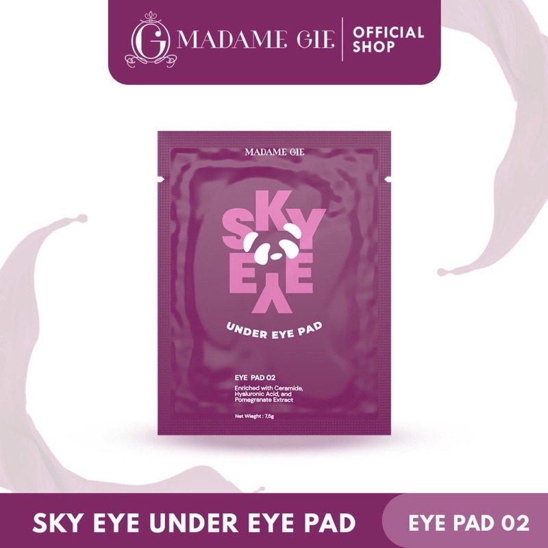 BISA COD - Madame Gie Sky Eye Under Pads - Masker Mata Jelly