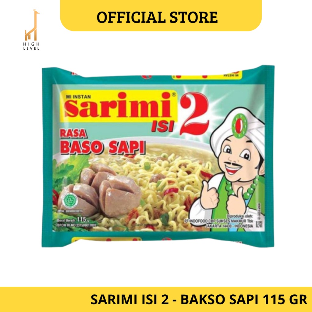 

Mie Instan Kuah Sarimi Isi 2 Bakso Sapi 115 gr