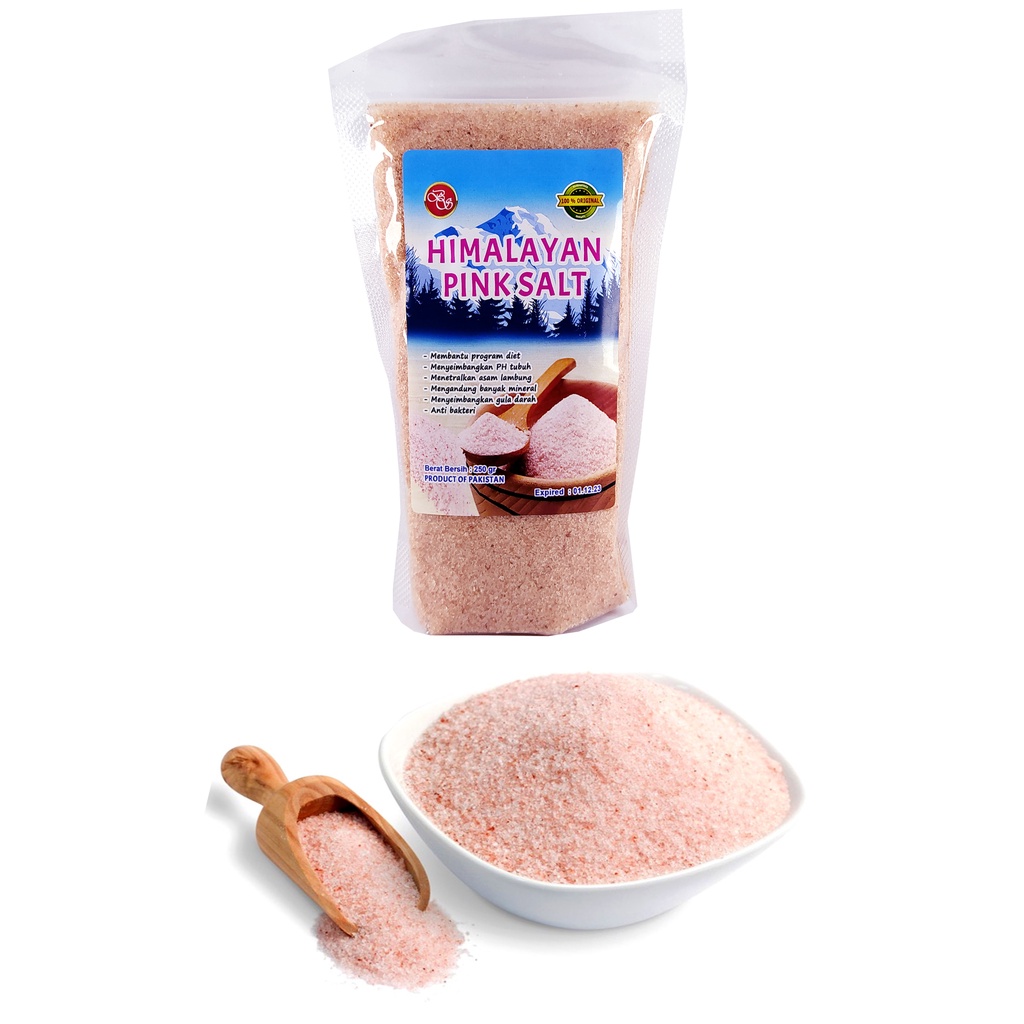 

Himalayan salt fine garam himalaya 250gr