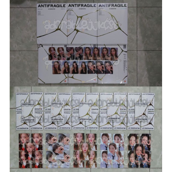 LE SSERAFIM ANTIFRAGILE WEVERSE ALBUM VER PHOTOBOOK VER SEALED UNSEALED | SAKURA CHAEWON YUNJIN KAZU