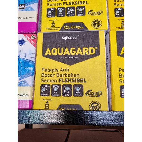 Aquagard pelapis anti bocor berbahan semen 2,5 kg Aquaproof