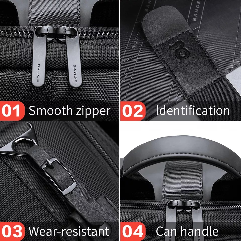 Bange BGG65 Tas Pria Ransel Laptop 15.6 Inch Foldable Travel Scalable