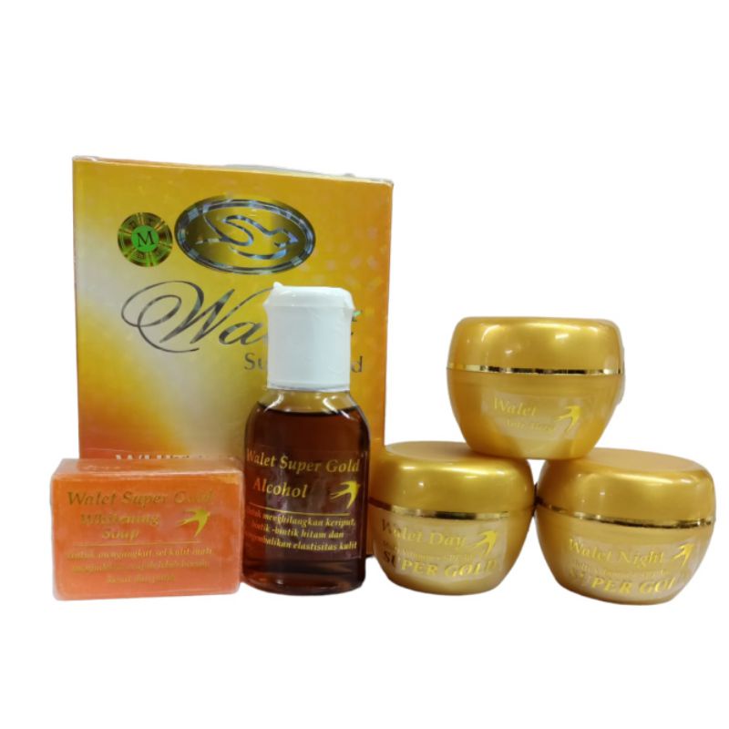 Paket Cream WSG 5in1 Holo M Krim Walet Super Gold M