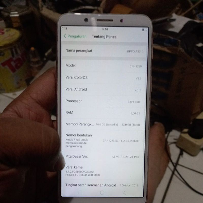 OPPO A83 RAM 3/32 GB (SECOND) NORMAL