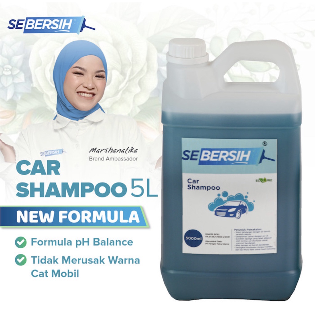 SEBERSIH Car Shampo Carwash 5 Liter Khusus Instan/Sameday