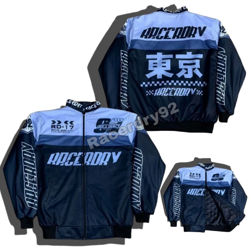 JAKET TOURING MOTOR SUNMORI - VARSITY NASCAR JACKET VINTAGE PRIA WANITA