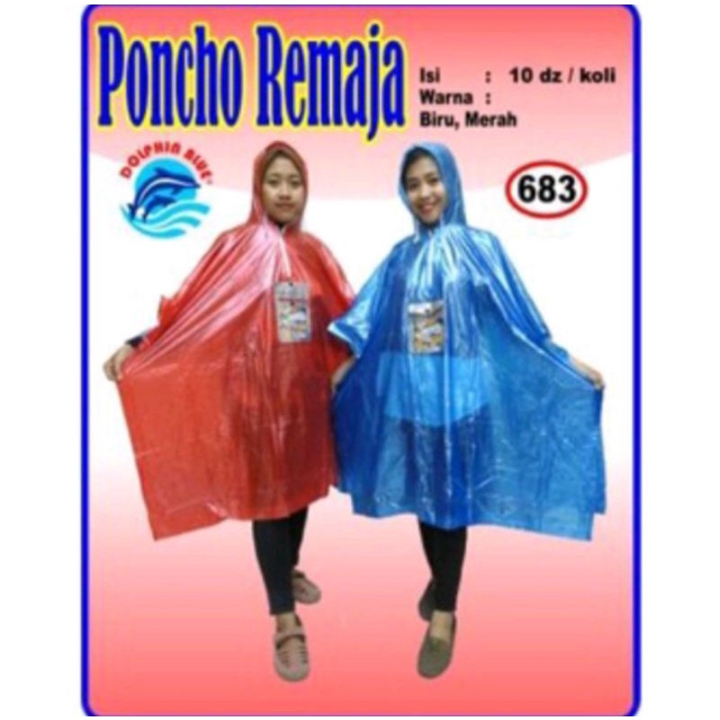mantel remaja / mantel tanggung / jas hujan remaja / jas hujan tanggung / mantel dolphin remaja / mantel dolphin blue