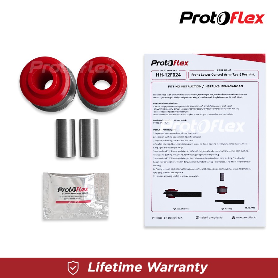 Protoflex Bushing Lower Arm Depan (Besar) Honda HR-V (RU) 14-21