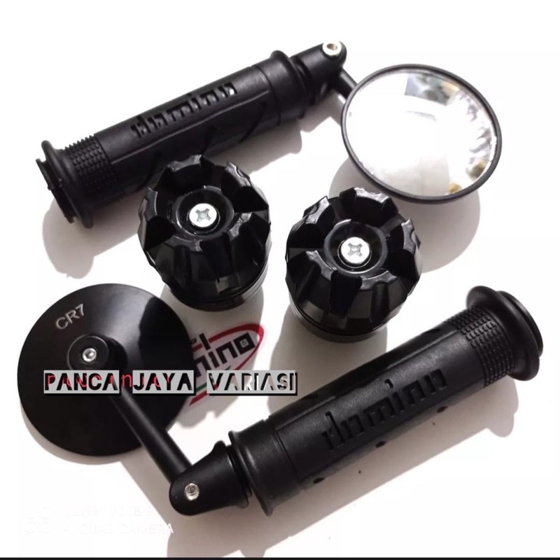 Spion jalu cembung + jalu as + Handgrip Domino Universal motor