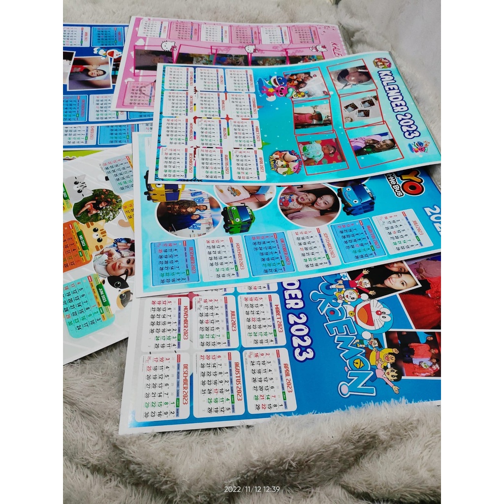 

100 PCS KALENDER 2023 PAKET PROMOSI