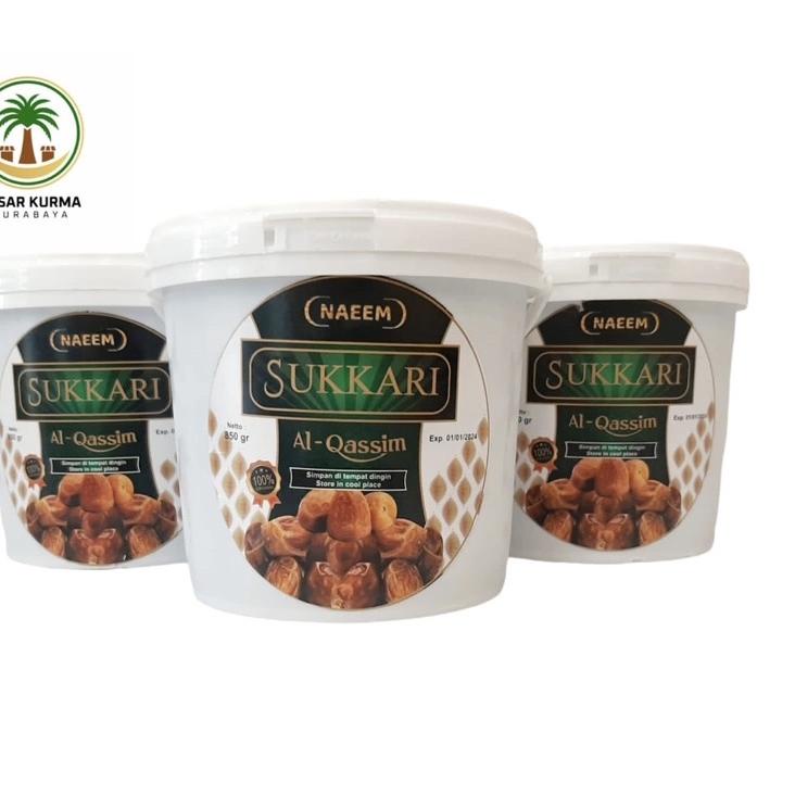 

↿ Kurma Sukari Ember 850gram Original / Kurma Sukary Sukkari AlQassem / Kurma Ruthab, rutob な