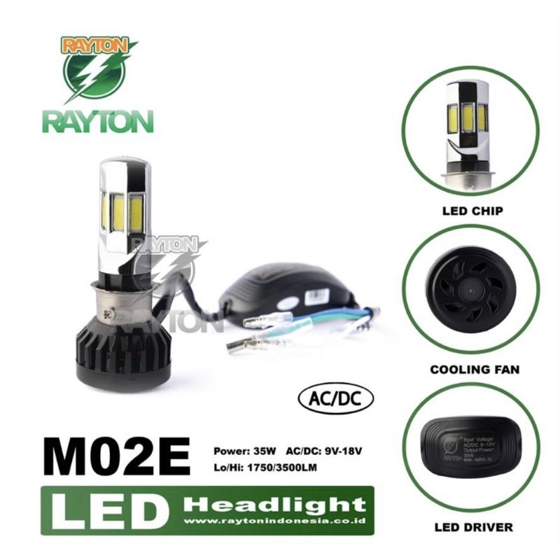 Lampu Led HID led 6 Mata RAYTON