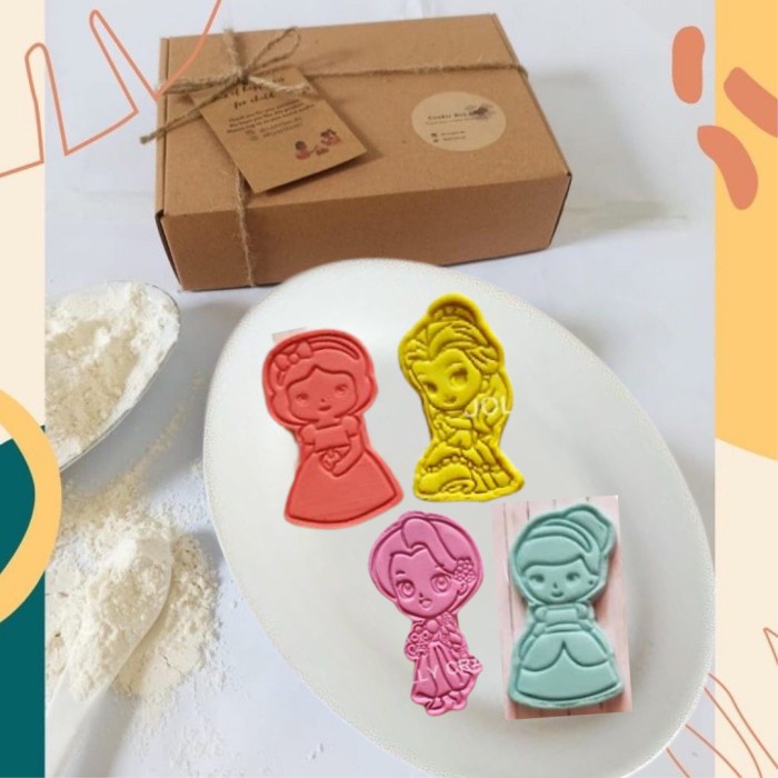 

NEW Diy cookies kit Princess 3 | hampers godiebag ultah | menghias cookies