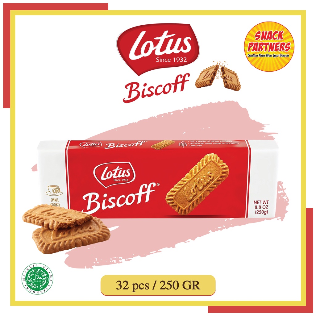 Jual LOTUS BISCOFF 32 Pcs / 250 GR - Biskuit Speculoos Karamel ...