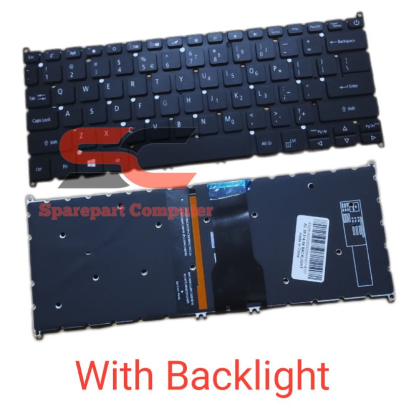 Keyboard Laptop Acer Aspire 5 A514 A514-53 A514-52G A514-54 A514-54G Backlight