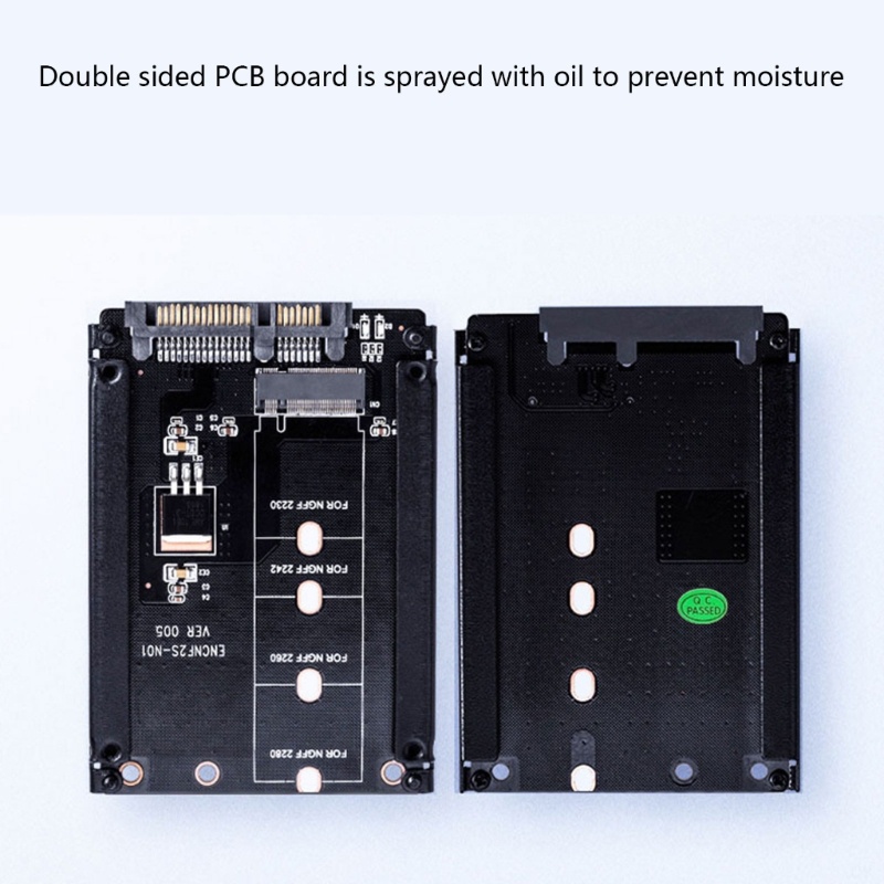 Kartu Adaptor SSD btsg M.2 Untuk 2280 2242 2230 SSD Hard Disk NGFF Ke Kartu 22P