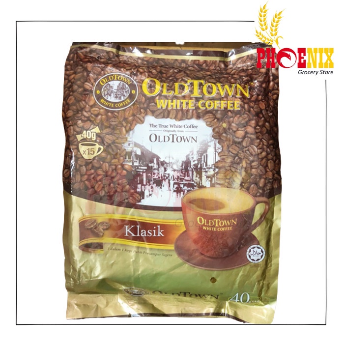 

OLD TOWN WHITE COFFEE KLASIK CLASSIC 40 G X 15 SACHET 600GRAM