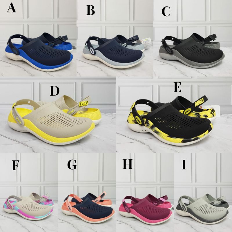 CROCS LITERIDE 360 CLOG/SEPATU SANDAL PRIA/WANITA/SANDAL KARET PRIA/WANITA/CROCS LITERIDE
