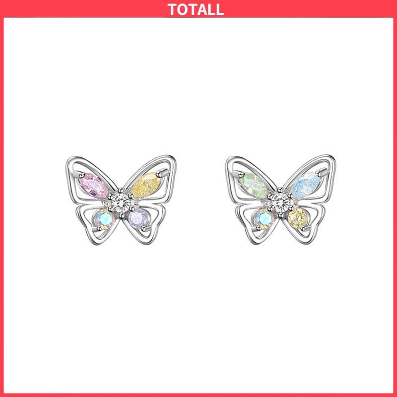 COD 925 Anting Kupu-kupu Perak Sterling  Anting Desain Niche Mewah Ringan Musim Panas Wanita  Sederhana-Totall