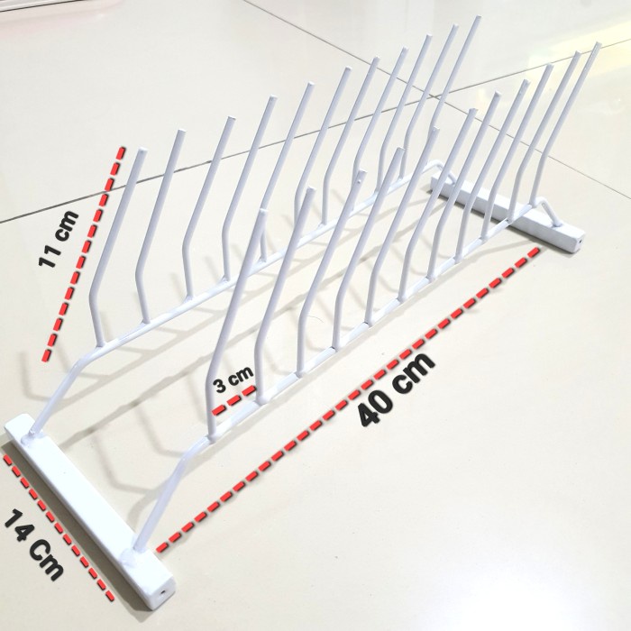Rak Besi Tempat Piring/ Rak Pengering Piring Kokoh Anti Karat Premium