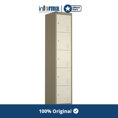 

Filling Cabinet Informa Kiev Loker 5 Pintu - Cokelat Muda