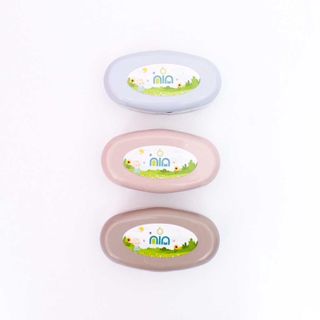 Tempat Bedak Isi 2 Tempat Bedak Merk Nia Warna Korea Lucu