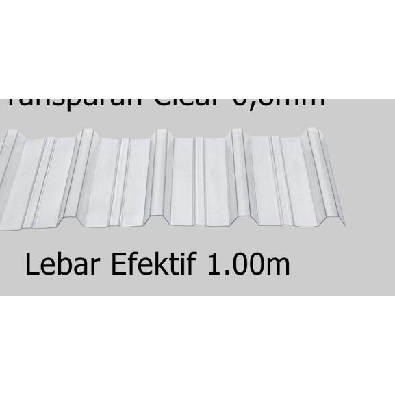 Atap uPVC Exeltech Transclear (Bening Transparan)