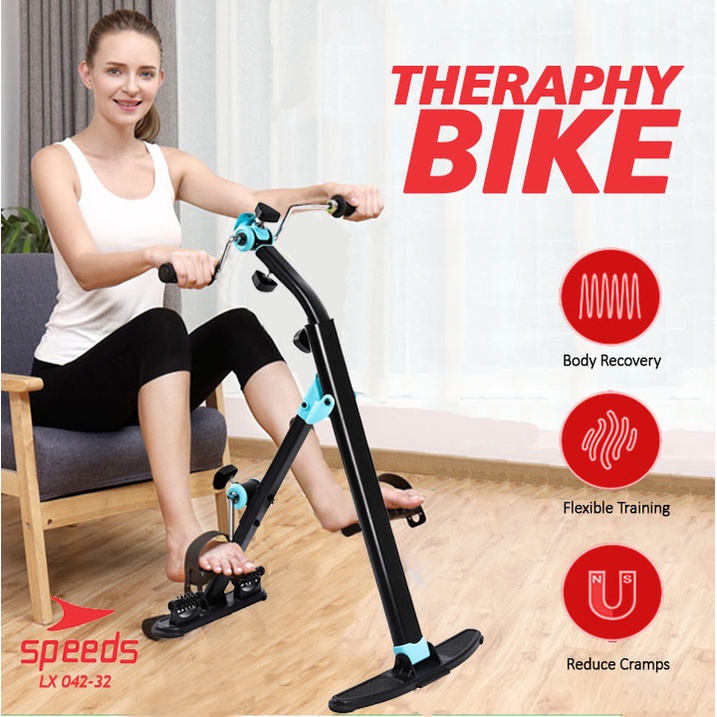 SPEEDS Sepeda Statis Dual Exerciser Sepeda Terapi Stroke Theraphy Olahraga Gym 042-32