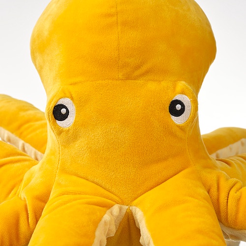 BLAVINGAD Boneka, gurita kuning, 50 cm