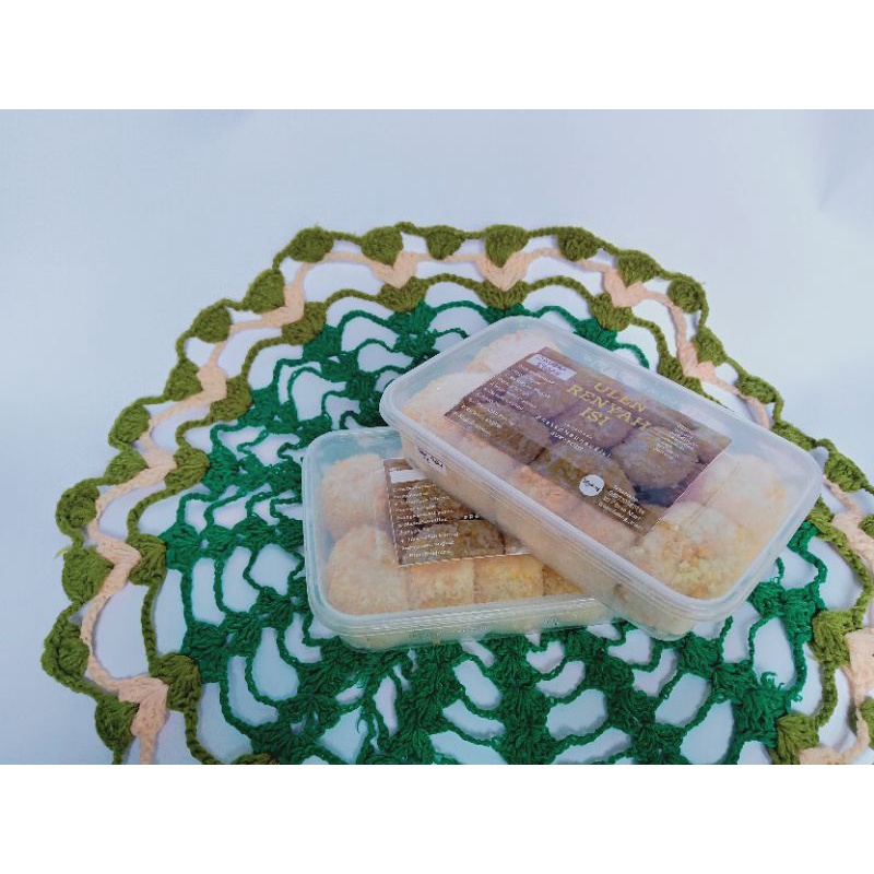 

(COD)Ulen renyah isi Oncom pedas Sambeang foods box isi 10 Frozen pas dimakan lembut didalam renyah kriuk diluar