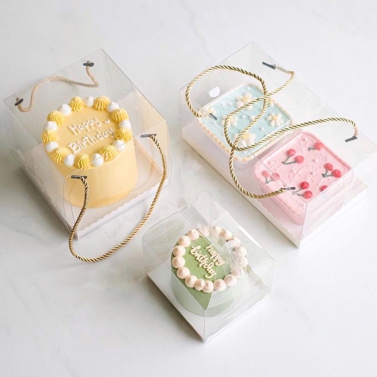 Box Mika Tali / Box Kue Transparent / Cake Box