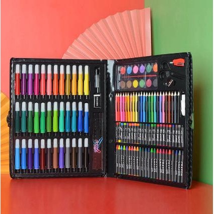 

Super Mega Art Set Anak 150pcs Spidol Crayon / Set Menggambar