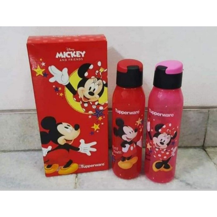[Variasi] Tupperware Mickey Minnie Bottle Botol Minum Anak 500Ml