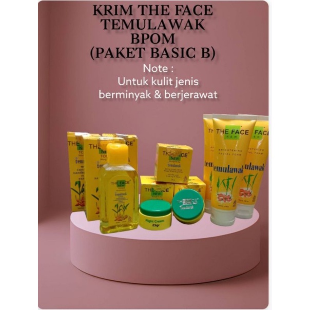 Jual Krim The Face Temulawak Bpom Paket Basic B Shopee Indonesia