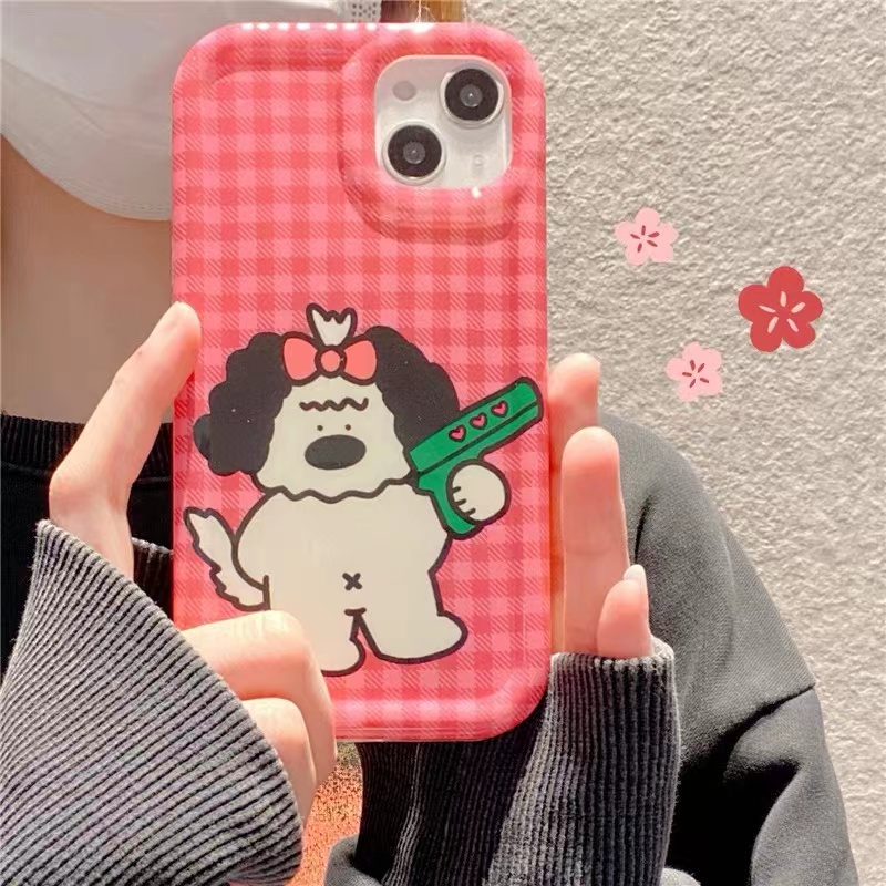 Soft Case TPU Silikon Transparan Motif Anjing Lucu Untuk IPhone 14 12 13 11 Pro XR X XS Max 8 7 6S Plus