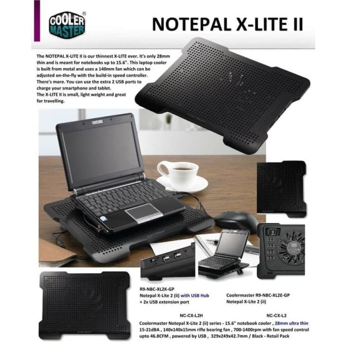 Cooler Master NOTEPAL X-LITE II