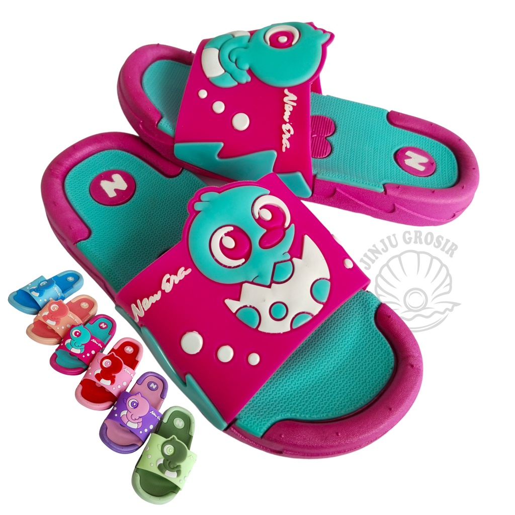 Promo Sendal Karet Anak Perempuan Cewek Wanita Sandal Slop Selop Slip On Umur Usia 1 2 3 4 5 Tahun K