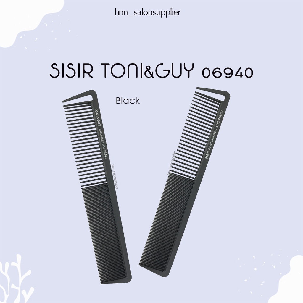 Sisir Potong Pangkas Rambut Salon Professional Toni and Guy Carbon Antitastic 06940