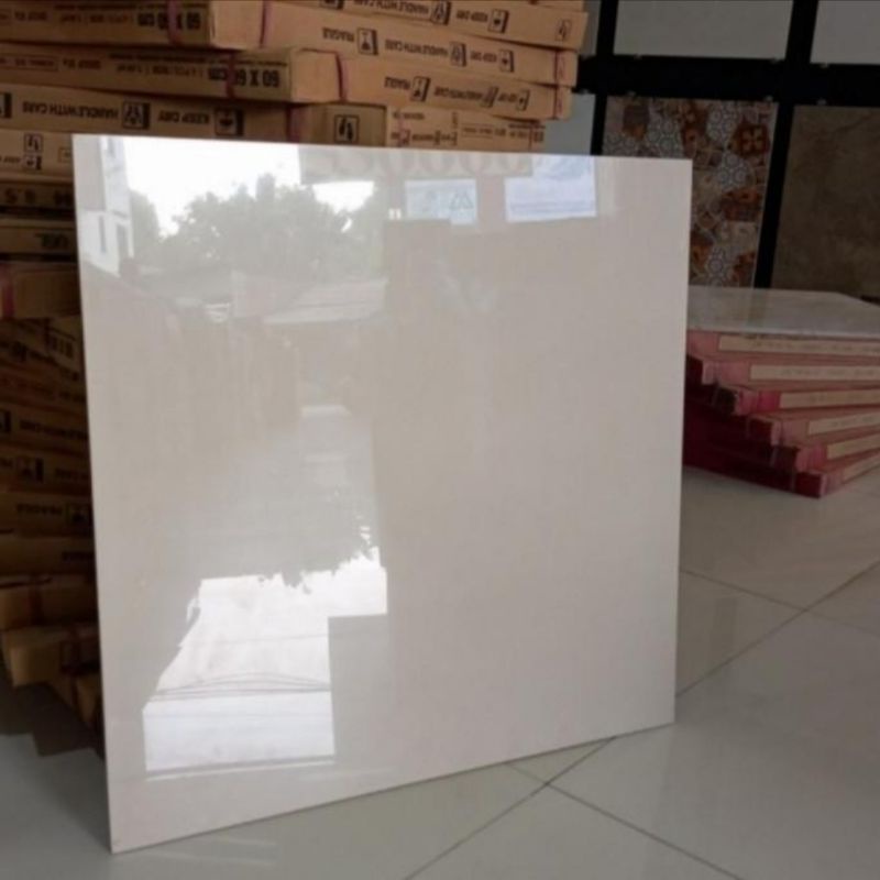 Granite Tile 60x60 Indogress Topaz Economy Cream Polos